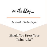 Should You Dress Your Twins Alike?