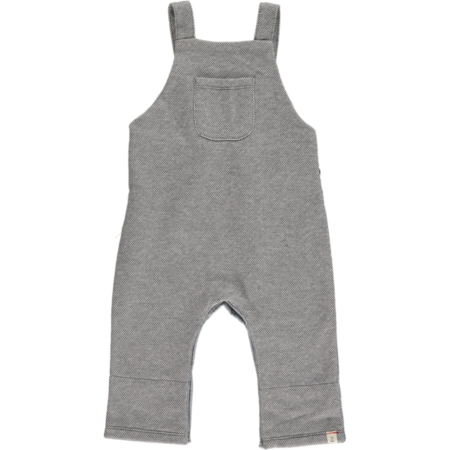 Baby Boy Grey Sweat Overalls