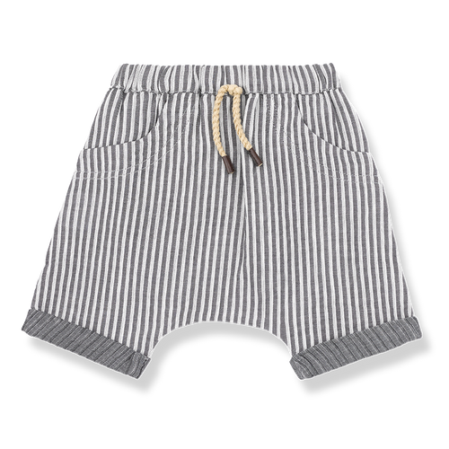 Baby Boys Striped Cotton Bermuda Short