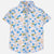 Boys Short Sleeved Patterned Shirt