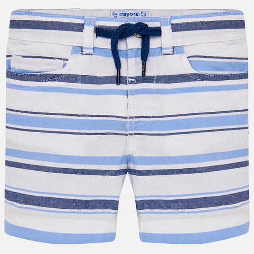 Boys Striped Bermuda Shorts