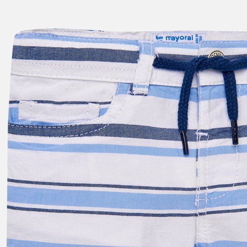Boys Striped Bermuda Shorts