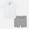 Boys Linen Short Set