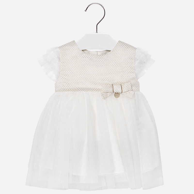 Flared Tulle Dress For Baby Girl
