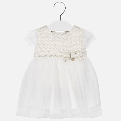 Flared Tulle Dress For Baby Girl