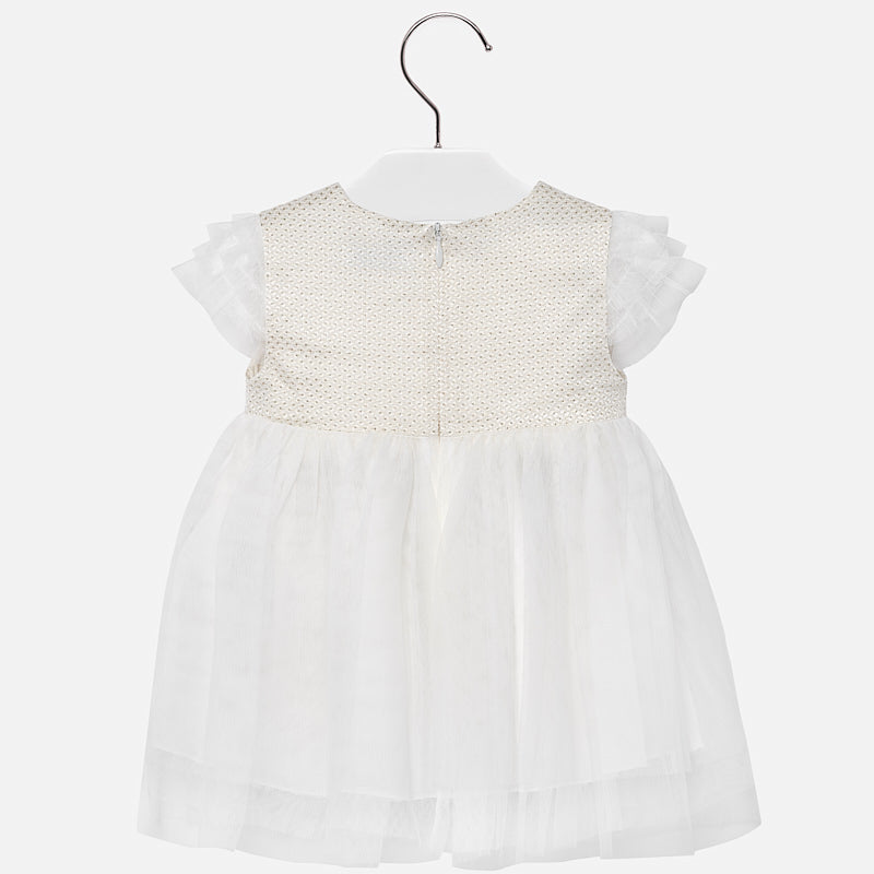 Flared Tulle Dress For Baby Girl