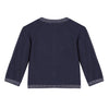 Baby & Toddler Girls Navy Cardigan With Silver Heart