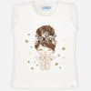 Short Sleeved Doll T-Shirt For Girl