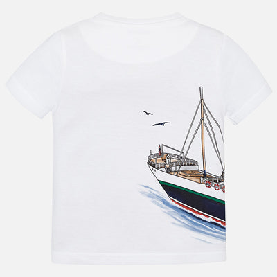 Boys Short Sleeved Boats T-Shirt