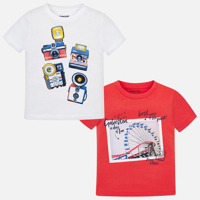 Short Sleeved T-Shirt Set For Boy