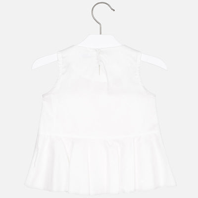 Girls Front Ruffled Blouse