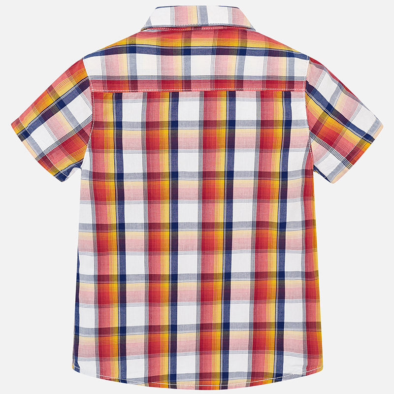 Boys Checkered Pattern T-Shirt