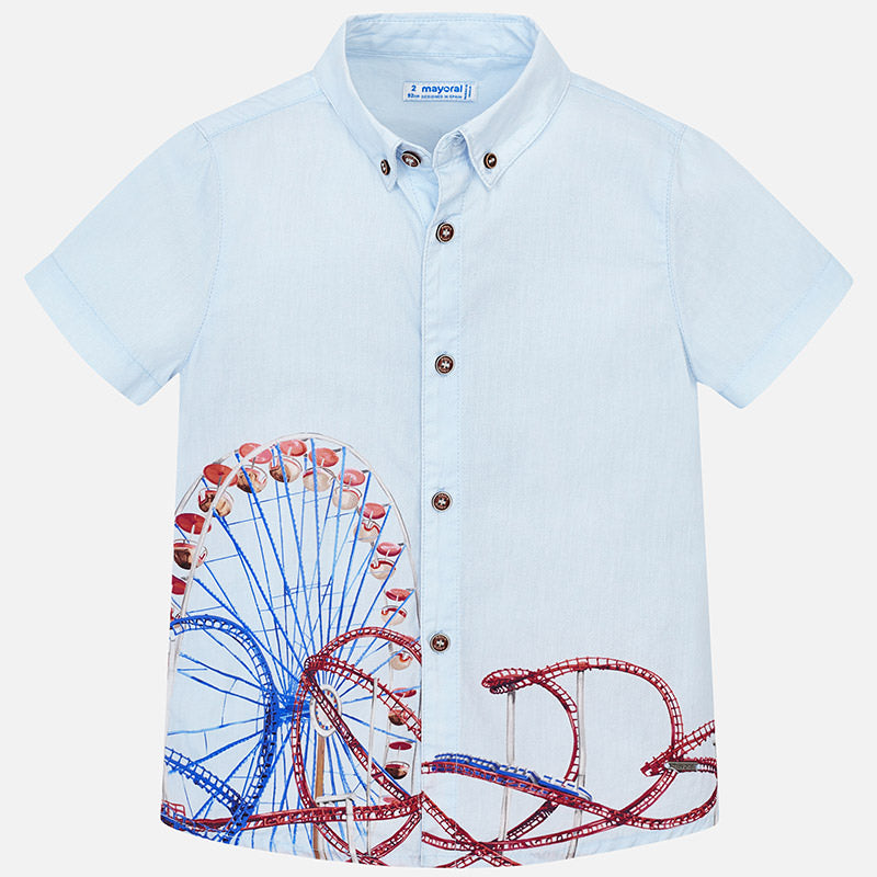 Boys Checkered Pattern T-Shirt