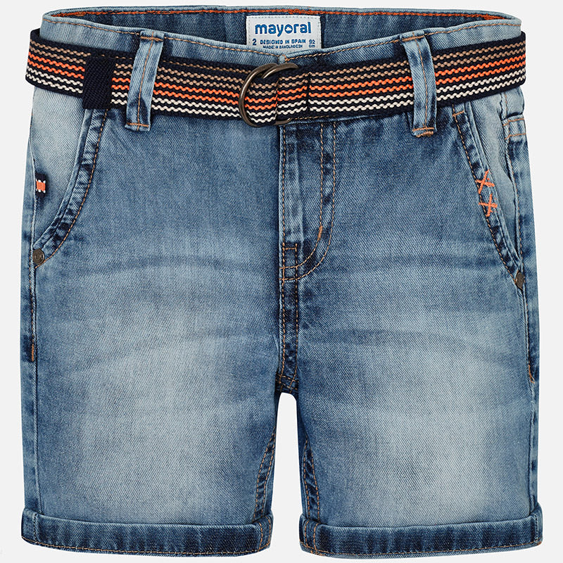 Boys Denim Bermuda Shorts