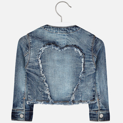 Girls Decorated Denim Jacket