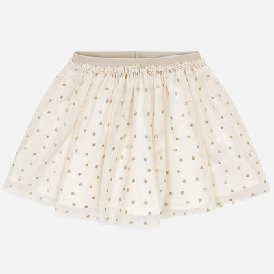 Tulle Glitter Polka Dot Skirt For Girl