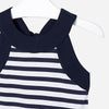 Striped Ruffle Dress For Girl