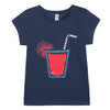 Girls Tropical Sequins T-Shirt