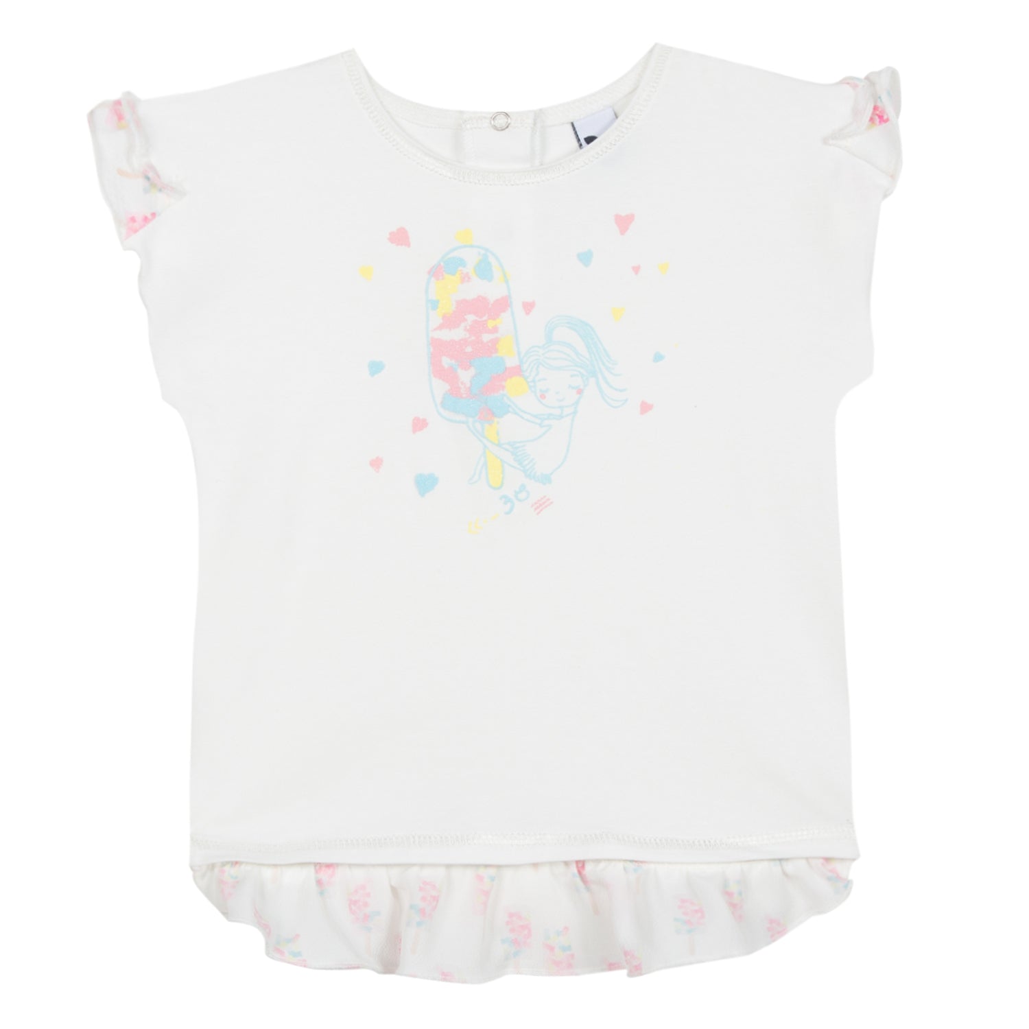 Baby & Toddler Girls Ice- Cream Print T-Shirt