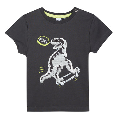 Baby & Toddler Boys Dinosaur Sequins T-Shirt