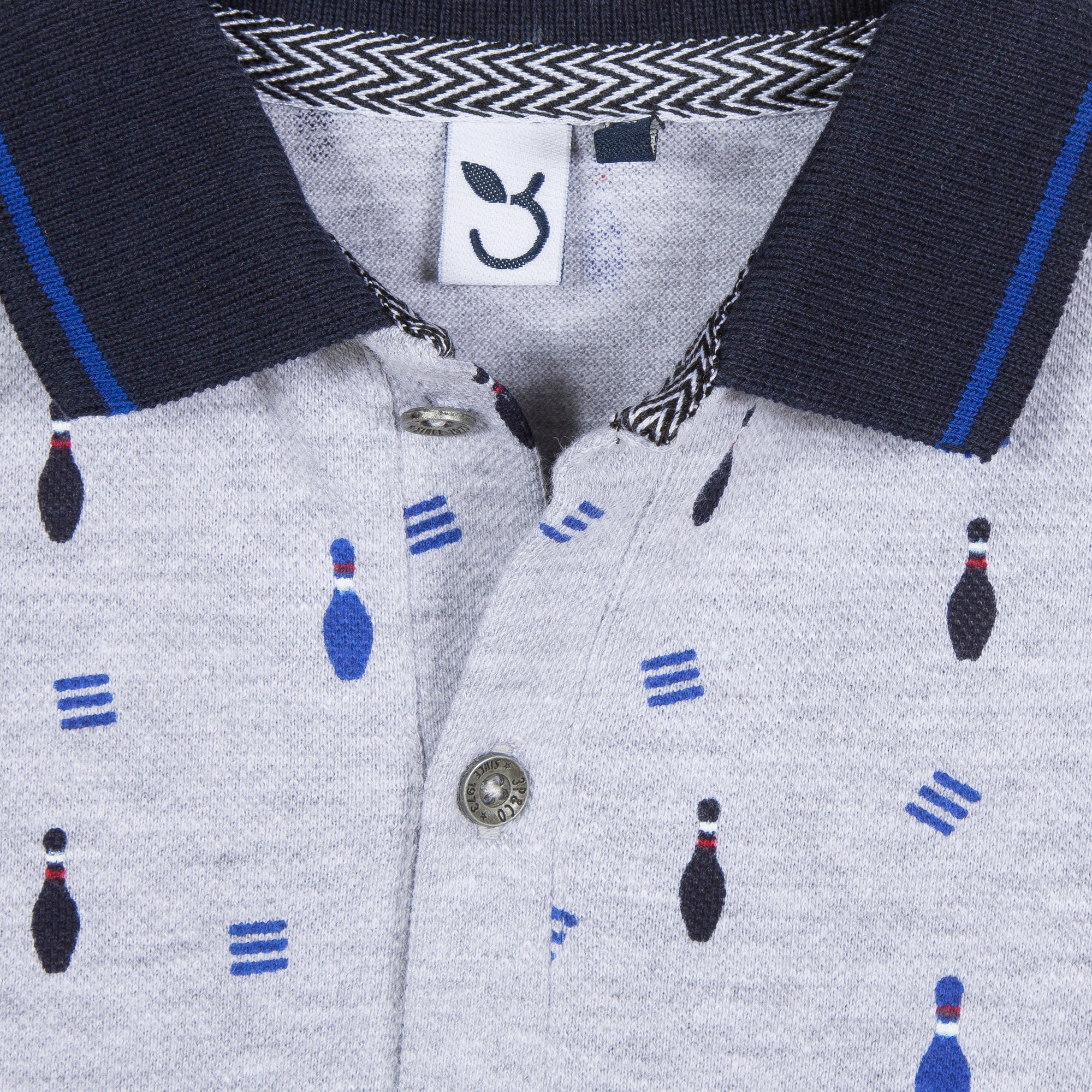 Baby & Toddler Bowling Pin Print Polo Shirt