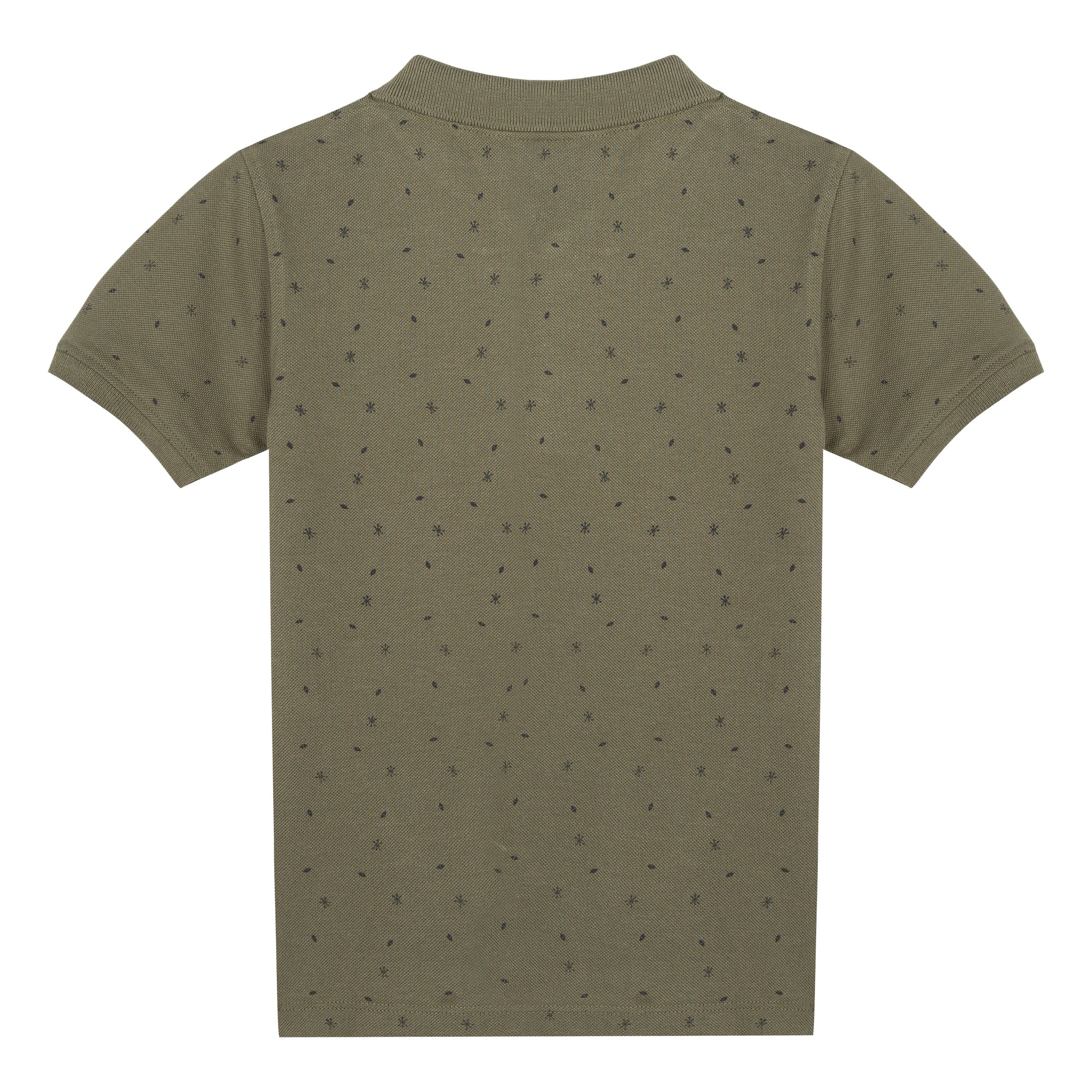 Boys Polka Dot Printed Polo Shirt