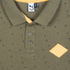 Boys Polka Dot Printed Polo Shirt