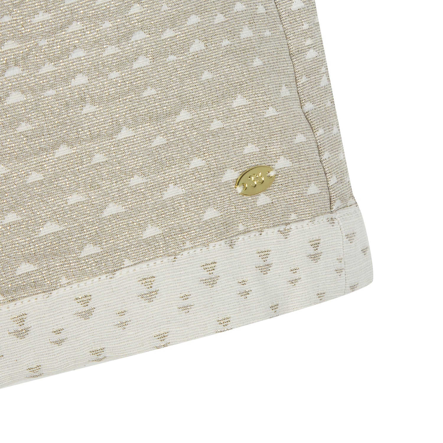 Girls Pale Gold Shorts
