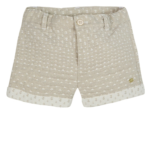 Girls Pale Gold Shorts