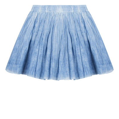 Girls Ocean Blue Skirt With Tassels