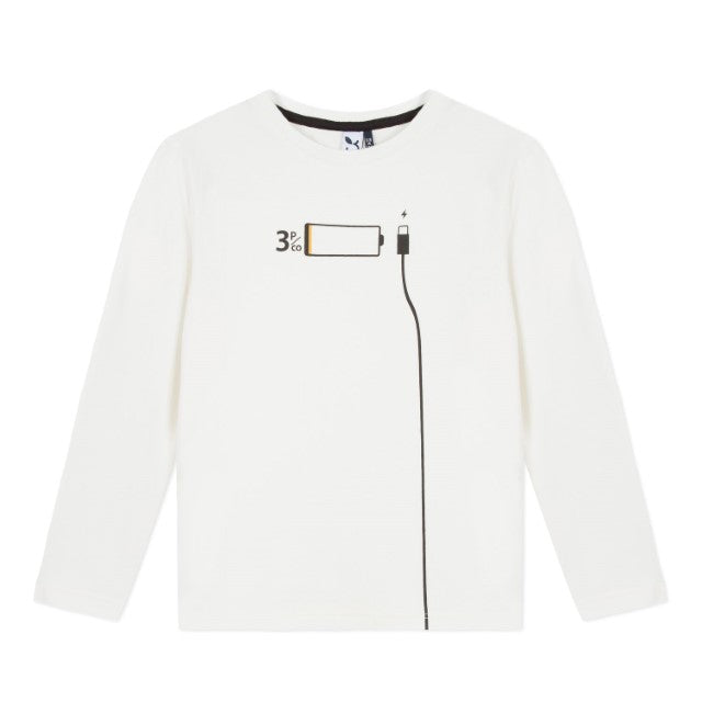 Boys “Charging” Long Sleeve Top