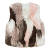 Girls Pink Faux Fur Vest