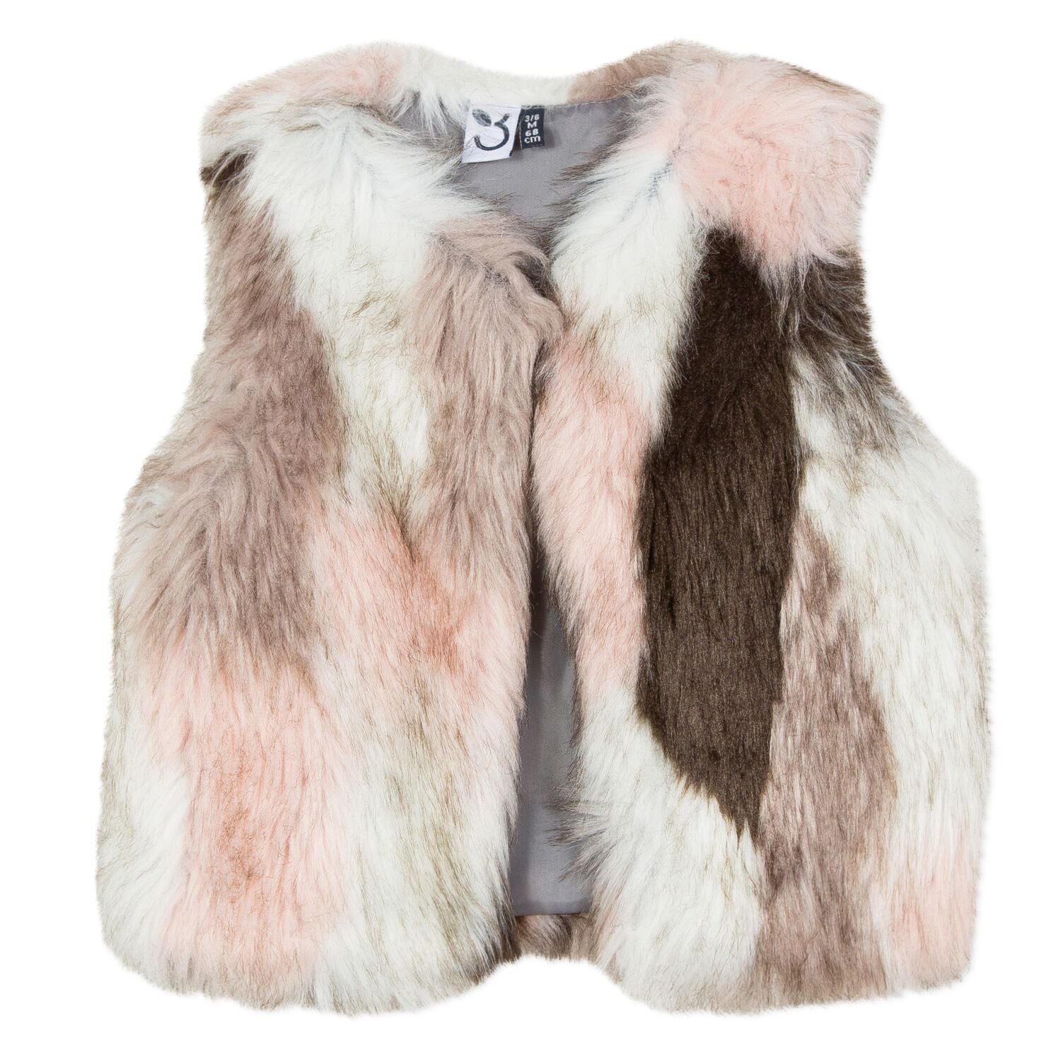 Woman's Gorski Light Pink Fur Vest | Day Furs