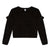 Girls Black Pullover Sweater