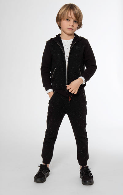 Boys Cotton Hoodie With Zippers