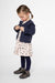 Baby & Toddler Girls Navy Cardigan With Silver Heart