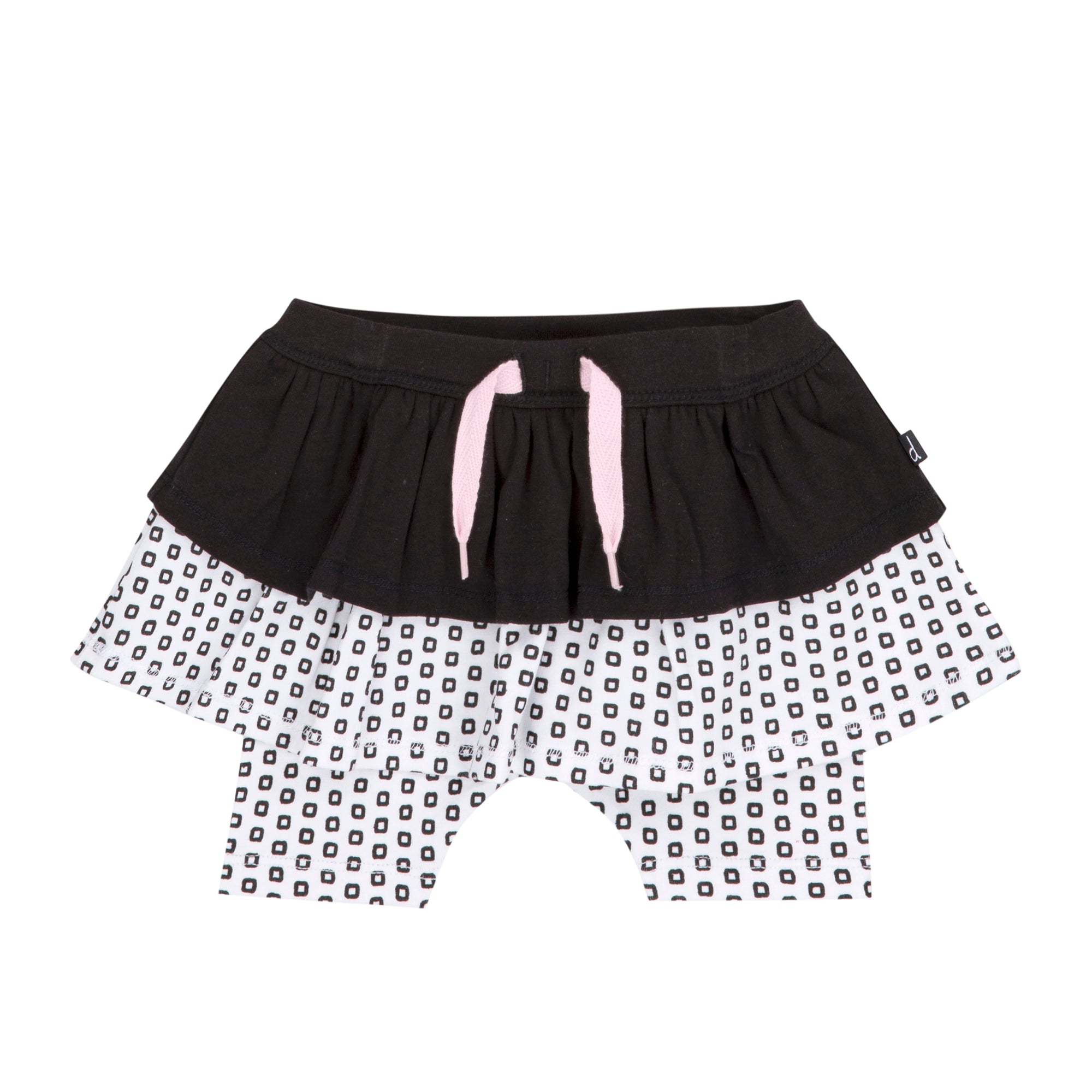 Light Pink Bodysuit With Octopus And Skort Set