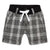 Boys Plaid Bermuda Shorts