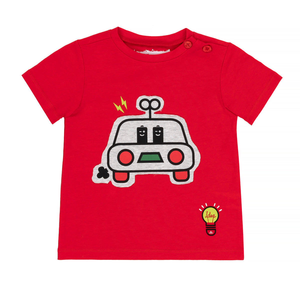 Boys T-Shirt With Car Print