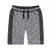 Boys Grey Mix French Terry Bermuda Shorts