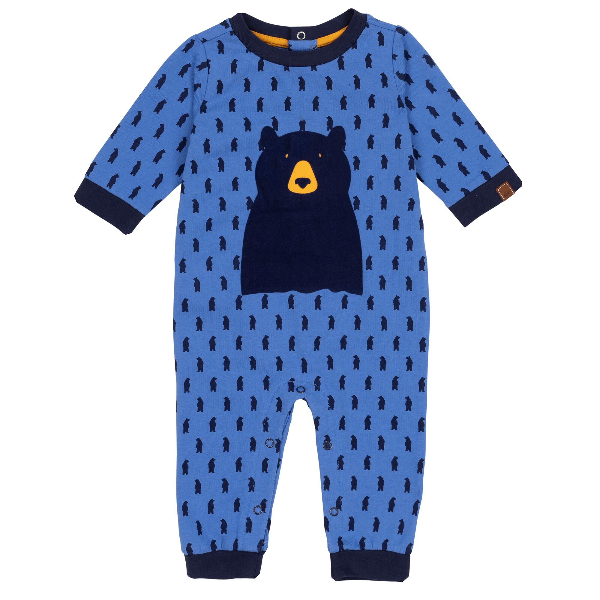 Baby Organic Cotton Bear Playsuit