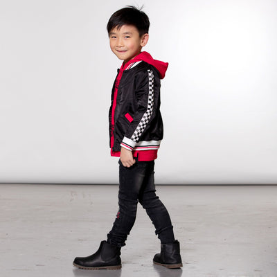 Boys Racing Bomber Jacket