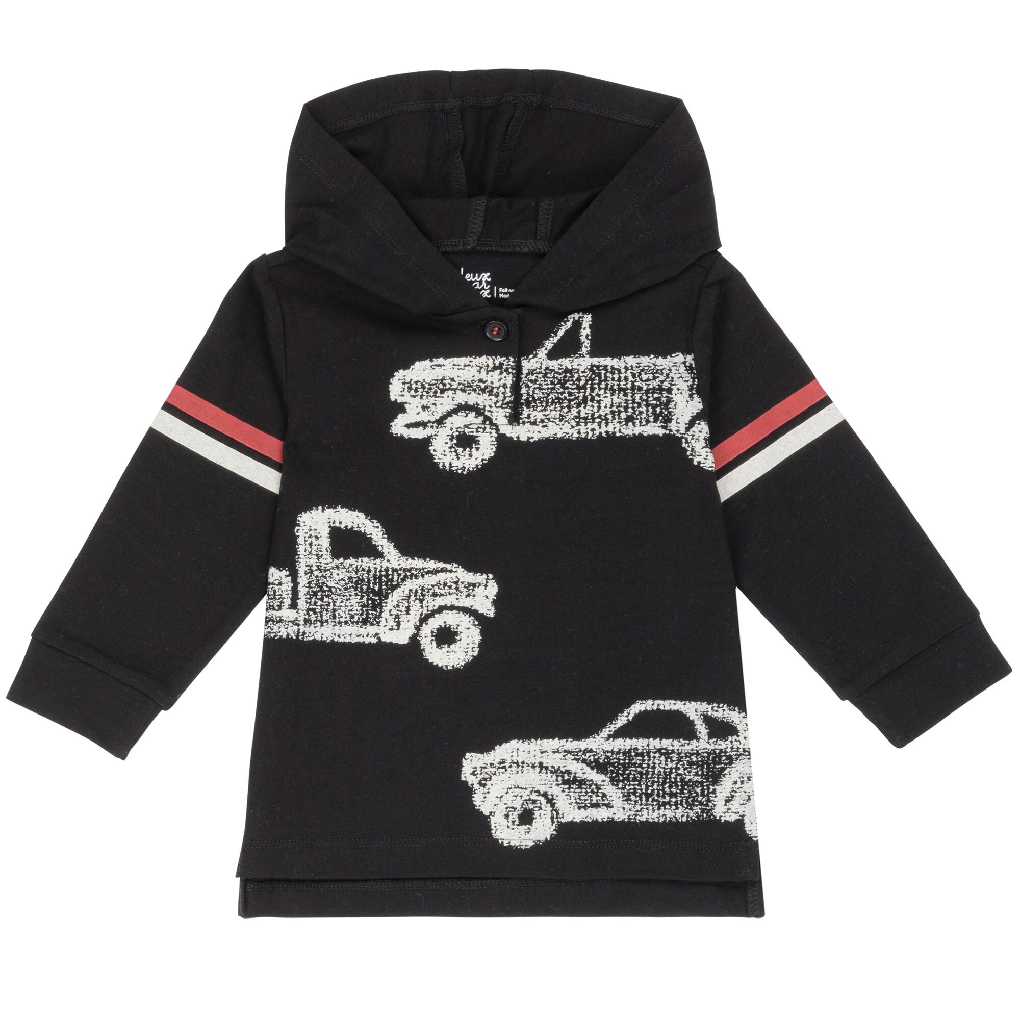Boys Jersey Vintage Cars Hoodie