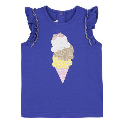 Baby & Toddler Girls Ice Cream Print Tank Top