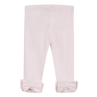 Baby & Toddler Girls Pink Leggings With Bows