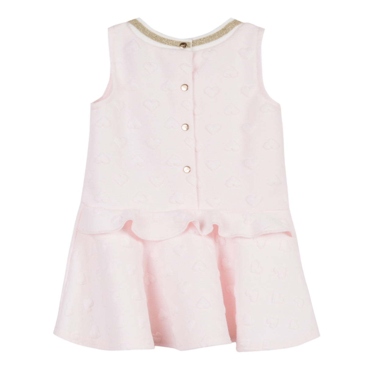 Baby & Toddler Girls Heart Embossed Dress