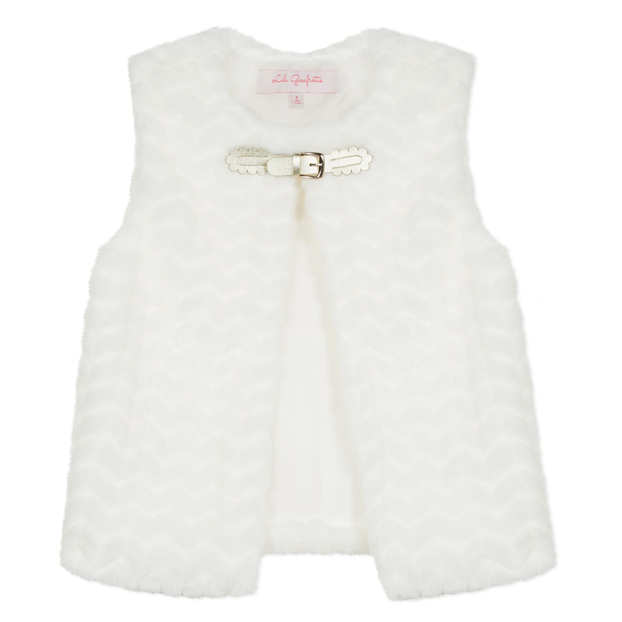 Girls Faux Fur Vest Lili Gaufrette House of Sofella