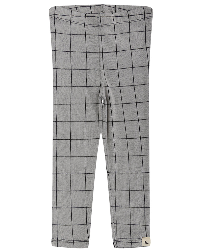 Unisex Jacquard Checkered Leggings