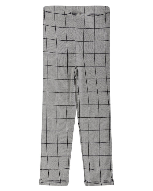 Unisex Jacquard Checkered Leggings