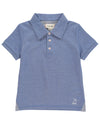 Boys Blue Pique Polo Shirt